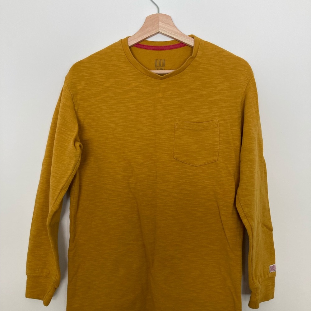 Topo Designs Long-sleeved Heavyweight Pocket Tee